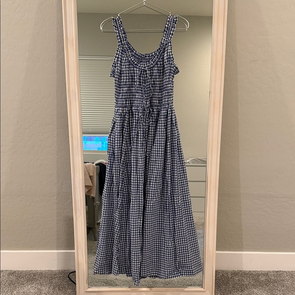 Doen Dresses & Skirts - Doen Emmaretta Dress in blue gingham size M
